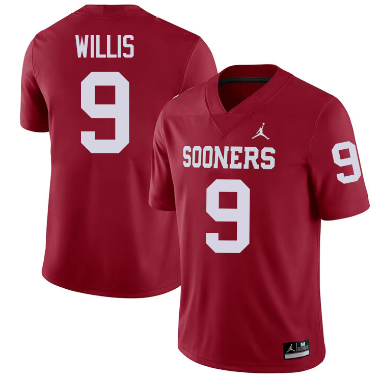 Brayden Willis Oklahoma Sooners Jersey,Oklahoma Sooners Football Uniforms,Jersey-Crimson